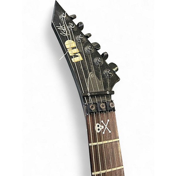 Used ESP LTD KH602 Kirk Hammett Signature Black Solid Body Electric Guitar