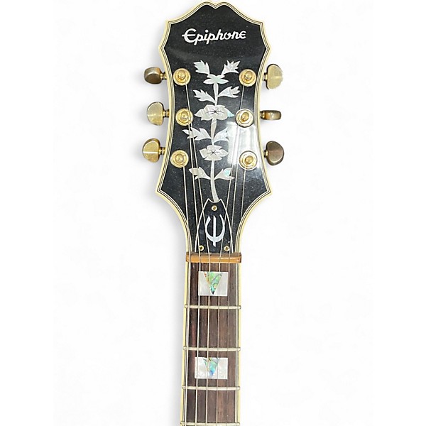 Used Epiphone Sheraton Blonde Hollow Body Electric Guitar