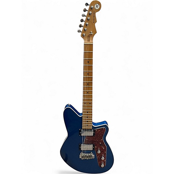 Used Reverend JET STREAM HB Blue Solid Body Electric Guitar