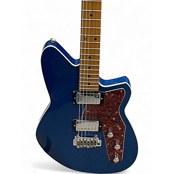 Used Reverend JET STREAM HB Blue Solid Body Electric Guitar