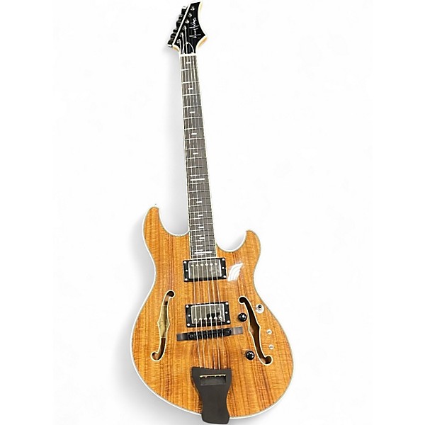 Used Maxey Archtops GH4 Brown Hollow Body Electric Guitar