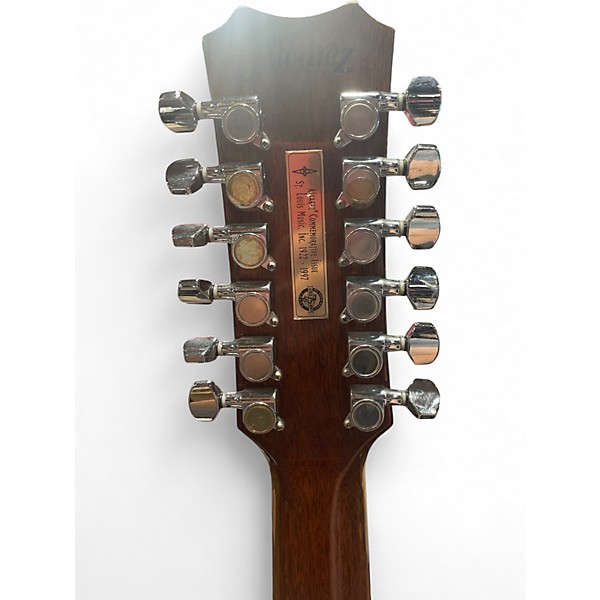 Used Alvarez 5037 Natural 12 String Acoustic Electric Guitar