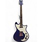 Used Schecter Guitar Research diamond series tsh-1 blue and white Solid Body Electric Guitar thumbnail