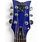Used Schecter Guitar Research diamond series tsh-1 blue and white Solid Body Electric Guitar