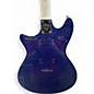 Used Schecter Guitar Research diamond series tsh-1 blue and white Solid Body Electric Guitar