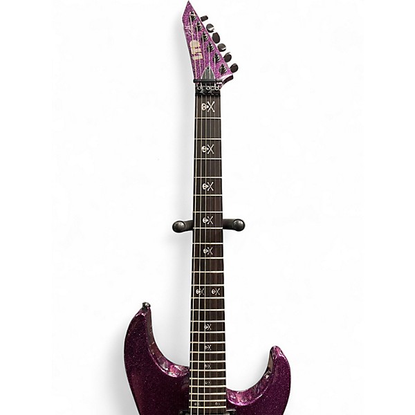 Used ESP LTD KH602 Kirk Hammett Purple Sparkle Purple Sparkle Solid Body Electric Guitar