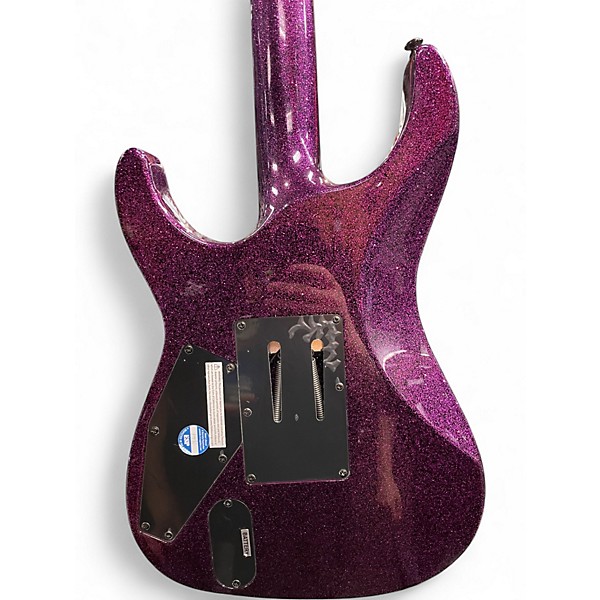 Used ESP LTD KH602 Kirk Hammett Purple Sparkle Purple Sparkle Solid Body Electric Guitar