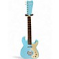 Used Silvertone 1449 Daphne Blue Solid Body Electric Guitar thumbnail
