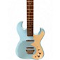Used Silvertone 1449 Daphne Blue Solid Body Electric Guitar