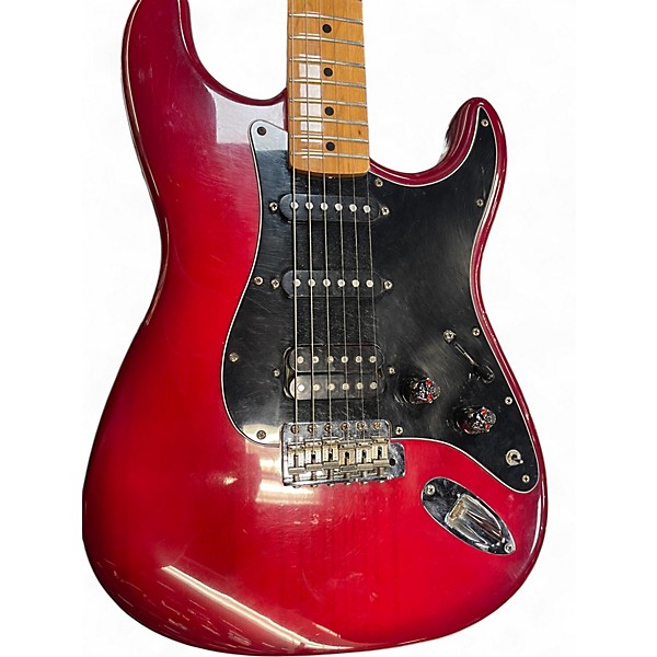 Used Fender Player Stratocaster HSS Candy Red Burst Solid Body Electric Guitar