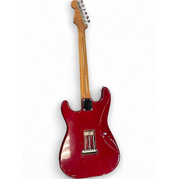 Used Fender Player Stratocaster HSS Candy Red Burst Solid Body Electric Guitar