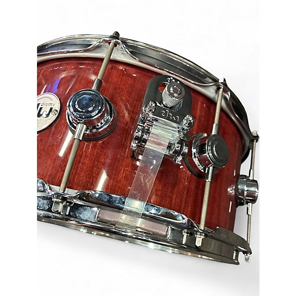 Used DW 6.5X14 Collector's Series Purple Heart VLT Purple Heart Drum