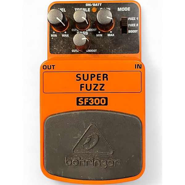 Used Behringer SF300 Super Fuzz Effect Pedal