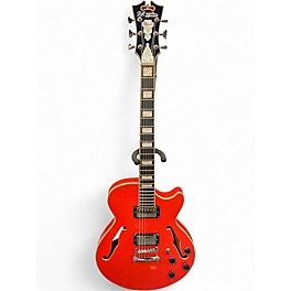 Used D'Angelico Premier Series SS Fiesta Red Hollow Body Electric Guitar