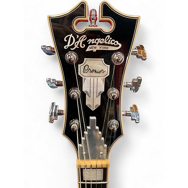 Used D'Angelico Premier Series SS Fiesta Red Hollow Body Electric Guitar