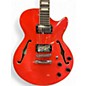 Used D'Angelico Premier Series SS Fiesta Red Hollow Body Electric Guitar