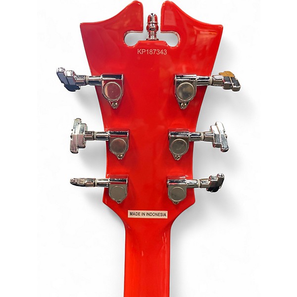 Used D'Angelico Premier Series SS Fiesta Red Hollow Body Electric Guitar