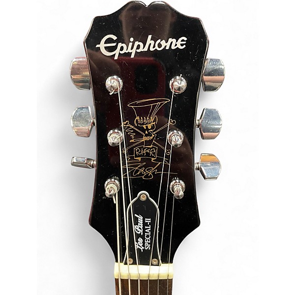 Used Epiphone Les Paul Special II Slash Amber Solid Body Electric Guitar