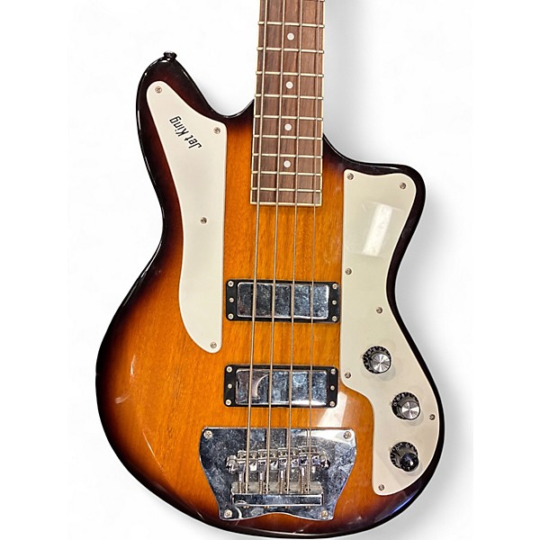 Used 2008 Ibanez Jet King JTKB200 Brown Sunburst Electric Bass Guitar