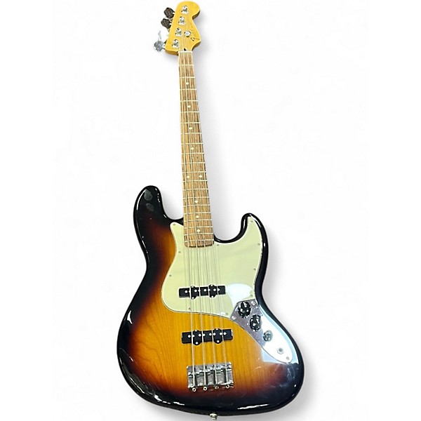 Used Fender Standard Jazz Bass Brown Sunburst Electric Bass Guitar