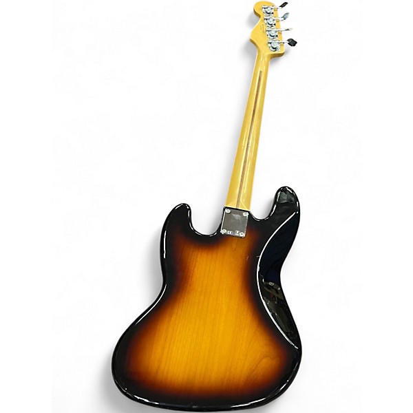 Used Fender Standard Jazz Bass Brown Sunburst Electric Bass Guitar