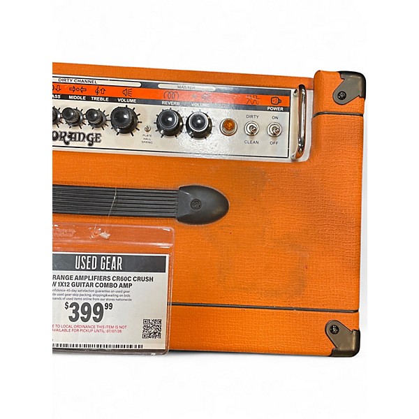 Used Orange Amplifiers CR60C Crush Pro 60W 1x12 Guitar Combo Amp