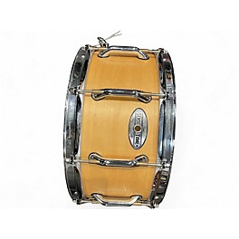 Used Pearl 6.5X14 Sensitone Maple Snare Natural Drum