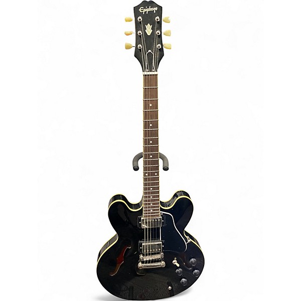 Used Epiphone ES335 Black Hollow Body Electric Guitar