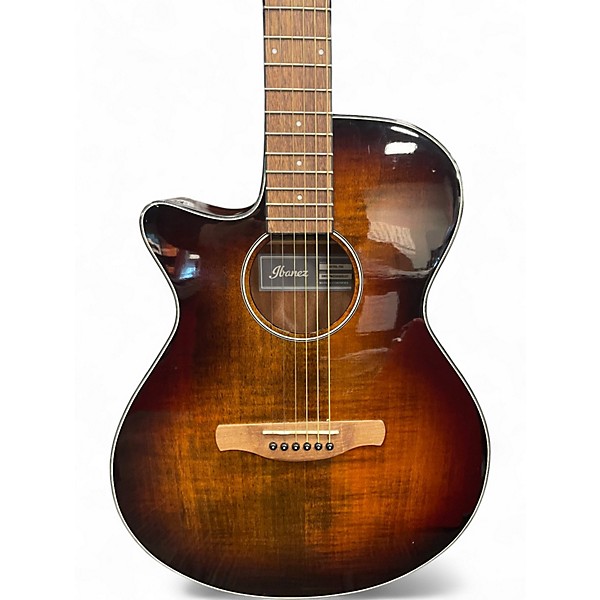 Used Ibanez AEG70L 2 Color Sunburst Acoustic Electric Guitar
