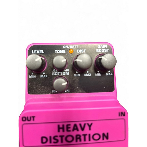 Used Behringer HD300 Heavy Distortion Effect Pedal