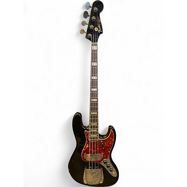 Used Fender 1966 Jazz Bass Journeyman Black Electric Bass Guitar