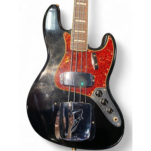 Used Fender 1966 Jazz Bass Journeyman Black Electric Bass Guitar