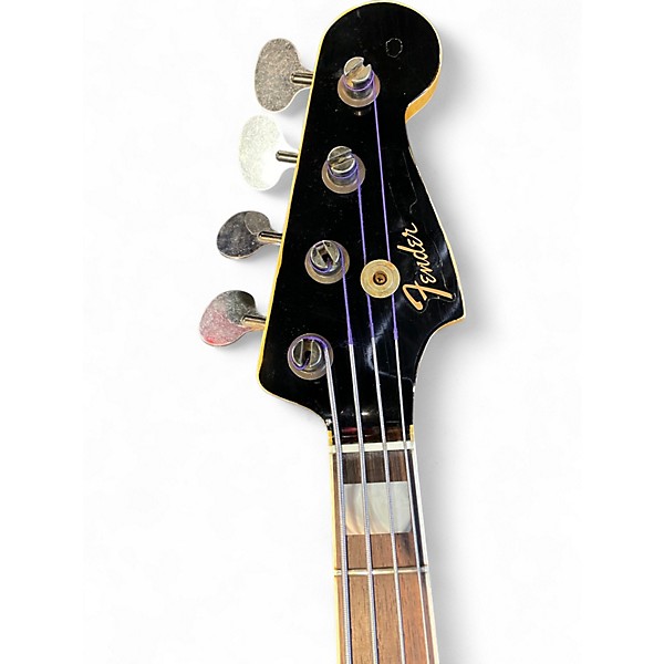 Used Fender 1966 Jazz Bass Journeyman Black Electric Bass Guitar