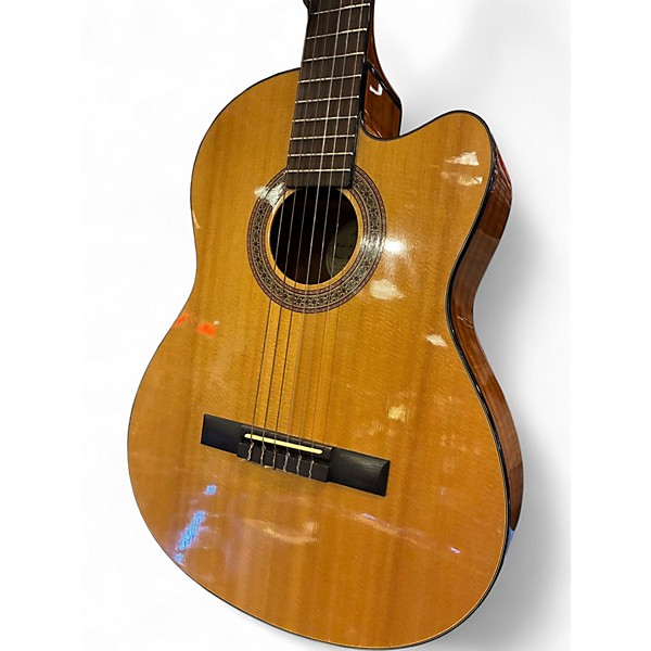 Used Lucero LC100CE Natural Classical Acoustic Electric Guitar