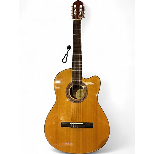 Used Lucero LC100CE Natural Classical Acoustic Electric Guitar
