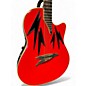 Used Ovation Thunderbolt TB-01 Red Acoustic Electric Guitar