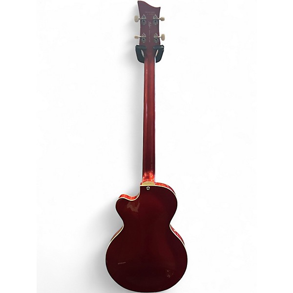 Used Hofner Ignition Club Metallic Red Electric Bass Guitar