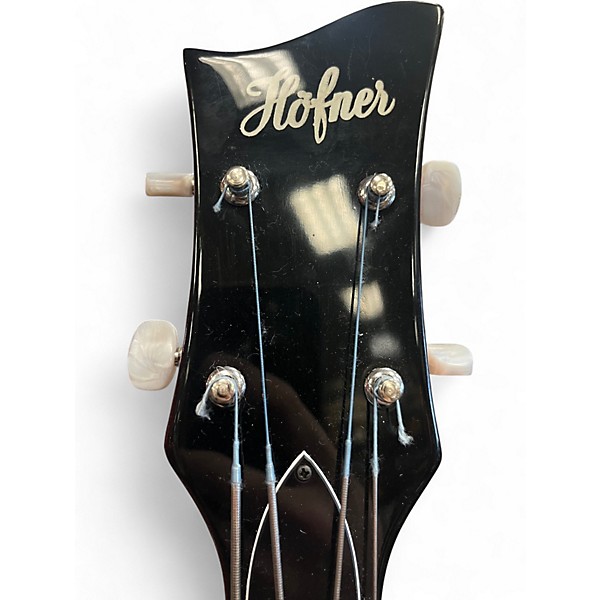 Used Hofner Ignition Club Metallic Red Electric Bass Guitar
