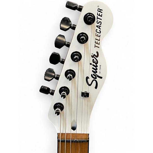 Used Squier CONTEMPORARY TELECASTER  RH White Solid Body Electric Guitar