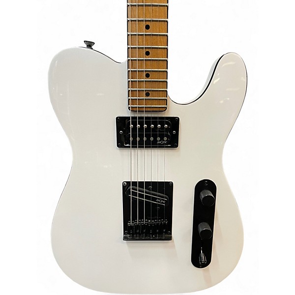 Used Squier CONTEMPORARY TELECASTER  RH White Solid Body Electric Guitar