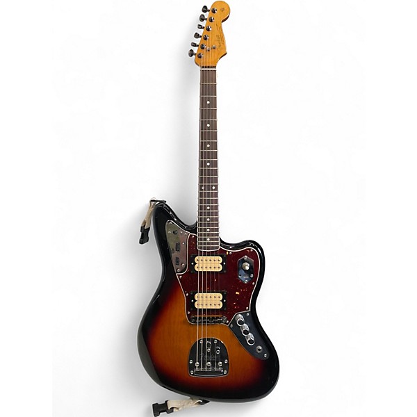 Used Fender Kurt Cobain Signature Jaguar 3 Color Sunburst Solid Body Electric Guitar