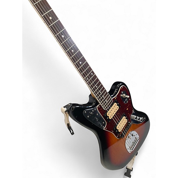 Used Fender Kurt Cobain Signature Jaguar 3 Color Sunburst Solid Body Electric Guitar