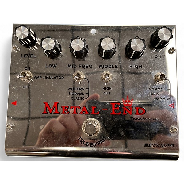 Used Biyang Metal-End Effect Pedal