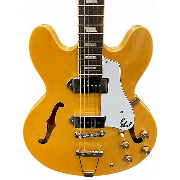 Used Epiphone Casino Hollowbody Yellow Hollow Body Electric Guitar