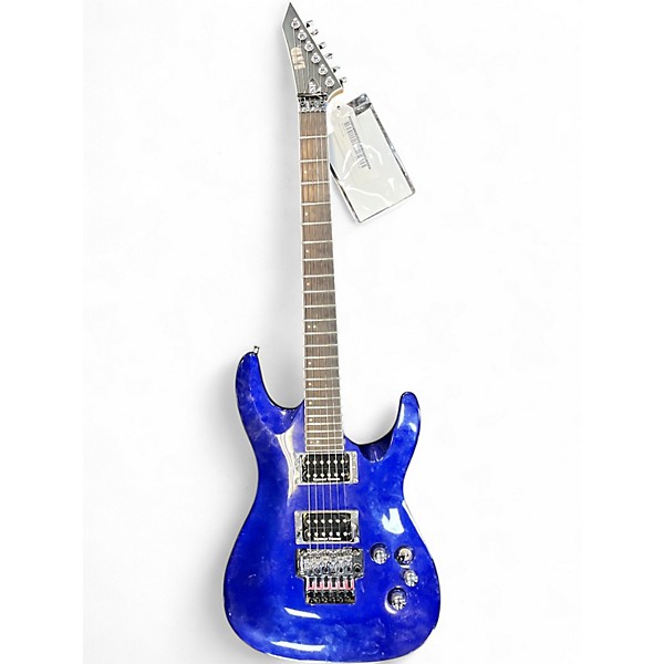 Used ESP LTD MH200 Blue Sapphire Solid Body Electric Guitar