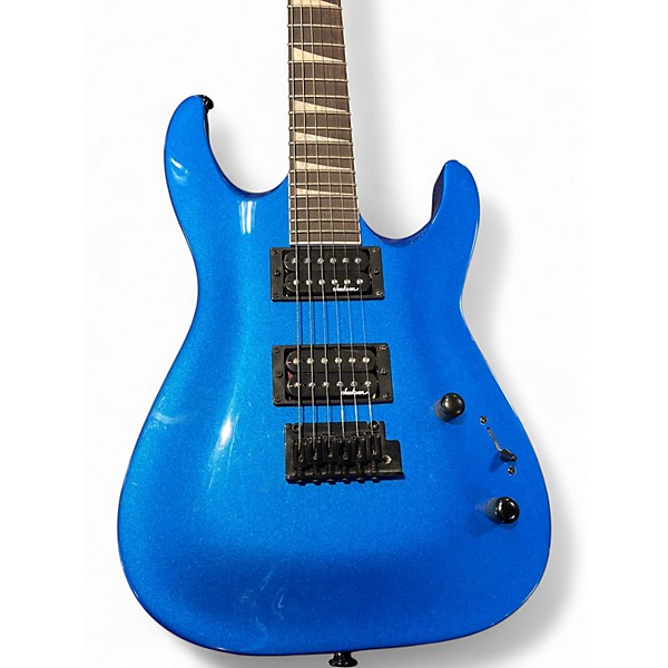 Used Jackson JS22 Dinky Blue Solid Body Electric Guitar