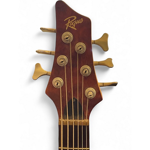 Used Rogue Ix406 Brown Electric Bass Guitar