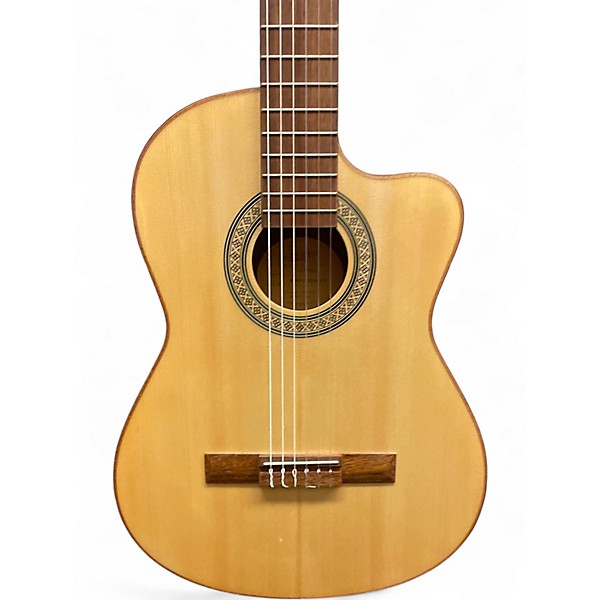 Used Lucero LC150SCE Natural Classical Acoustic Electric Guitar