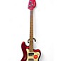 Used Squier Paranormal rascal bass Candy Apple Red Electric Bass Guitar
