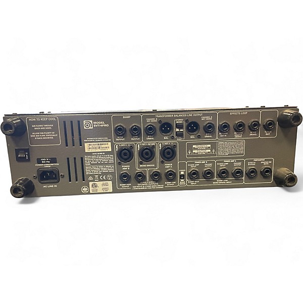 Used Ampeg SVT-4 PRO Bass Amp Head